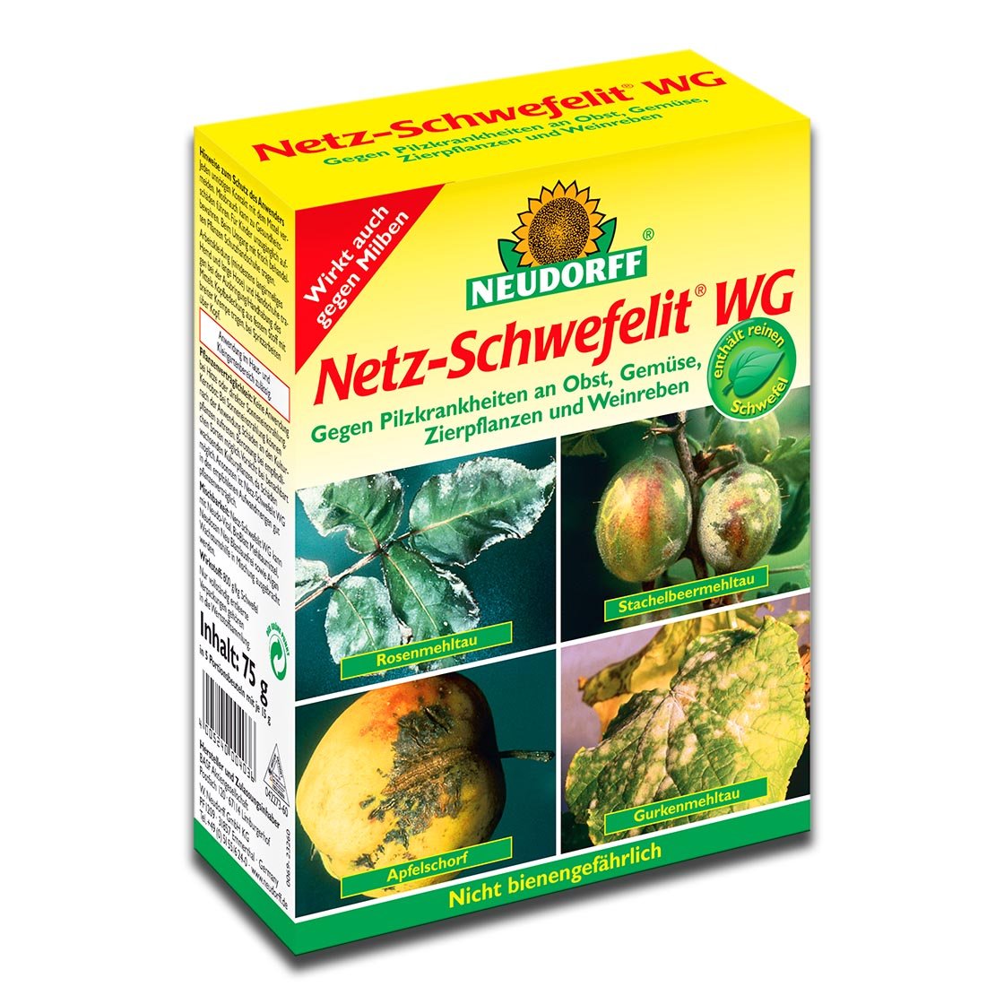 Neudorff Netz Schwefelit WG gegen Pilzkrankheiten Fungizid Pilzbek 228 mpfungsmittel 