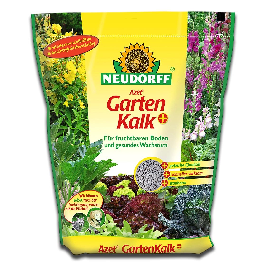 Neudorff Azet GartenKalk - Bodenhilfsstoff, Bodenpflege, Gartenpflege