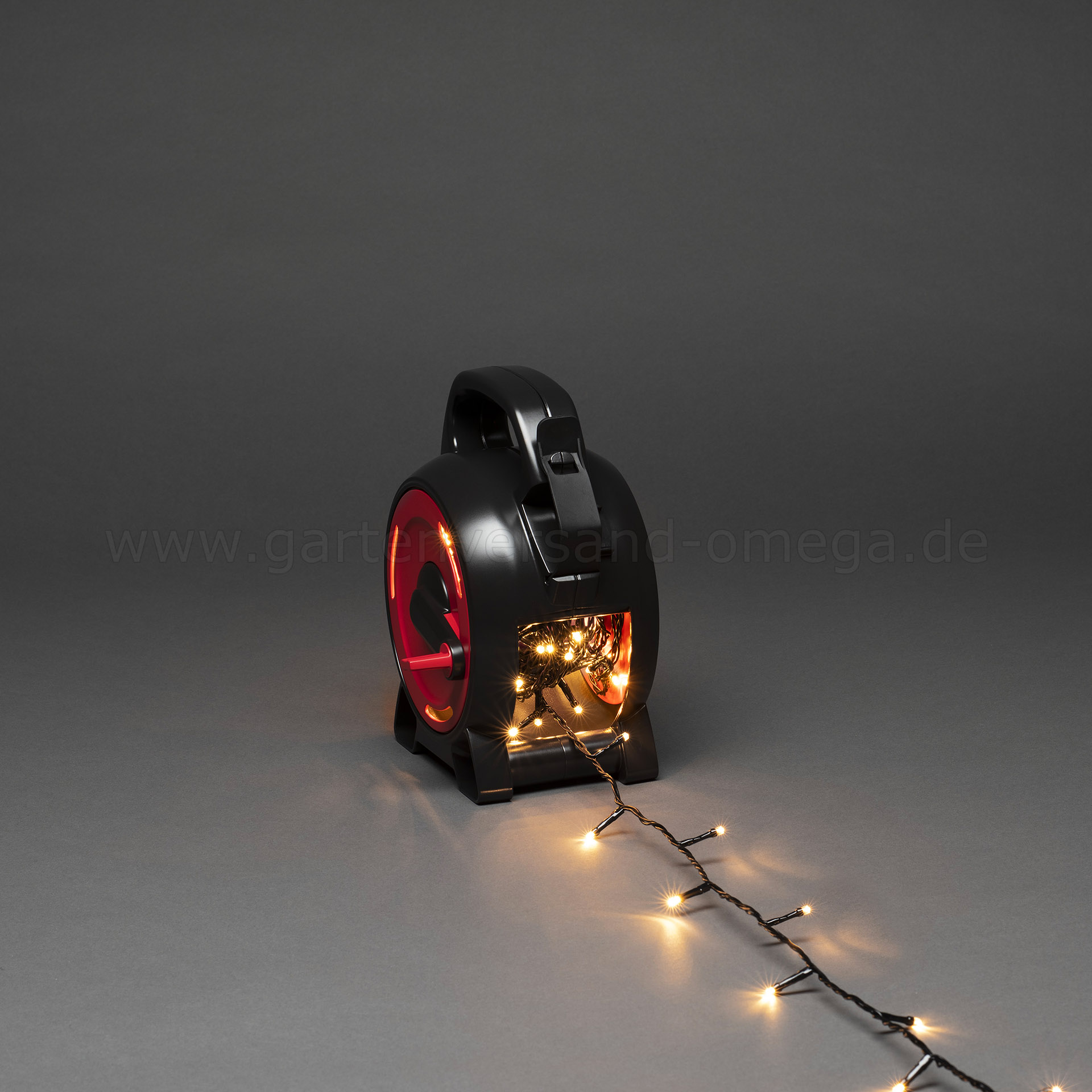 LED-Lichterkette mit Kabelaufroller
