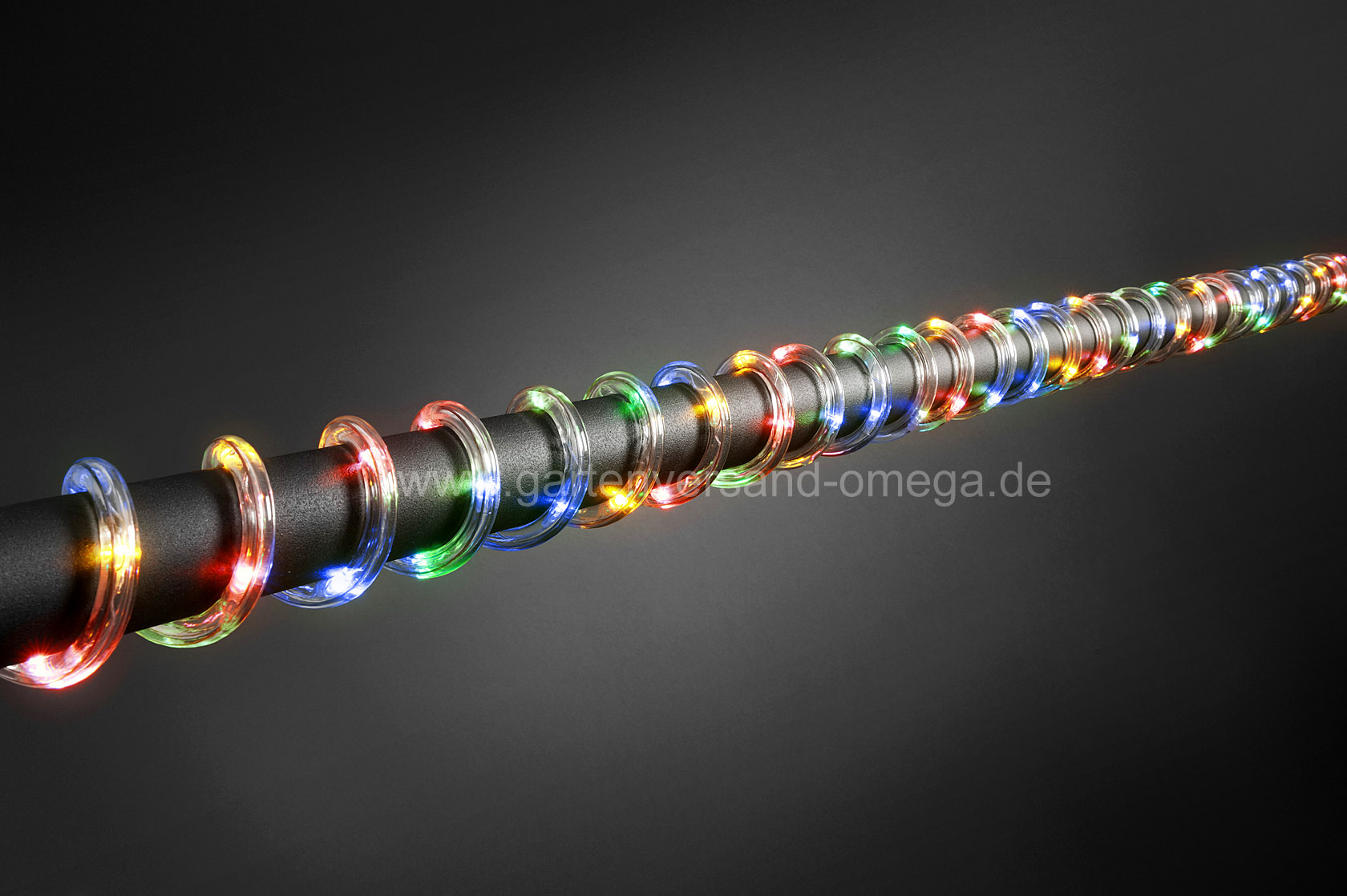 LED Lichterschlauch Batteriebetrieben 96 LED Bunt