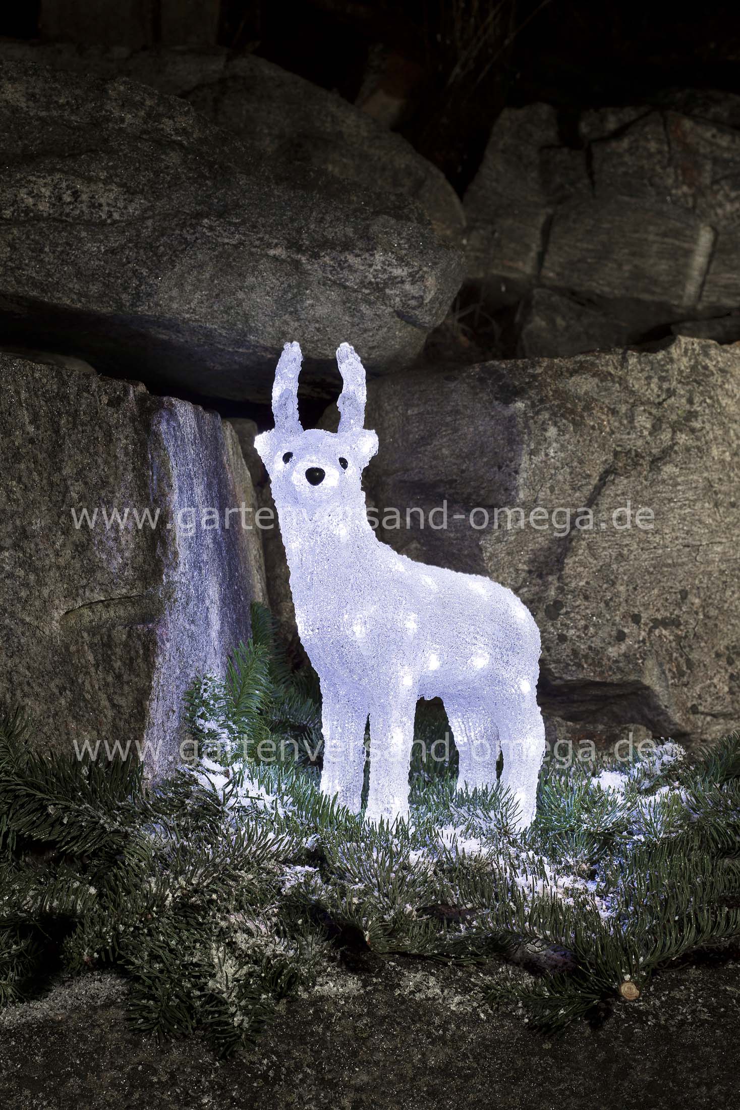 LED Acryl-Rentier Groß