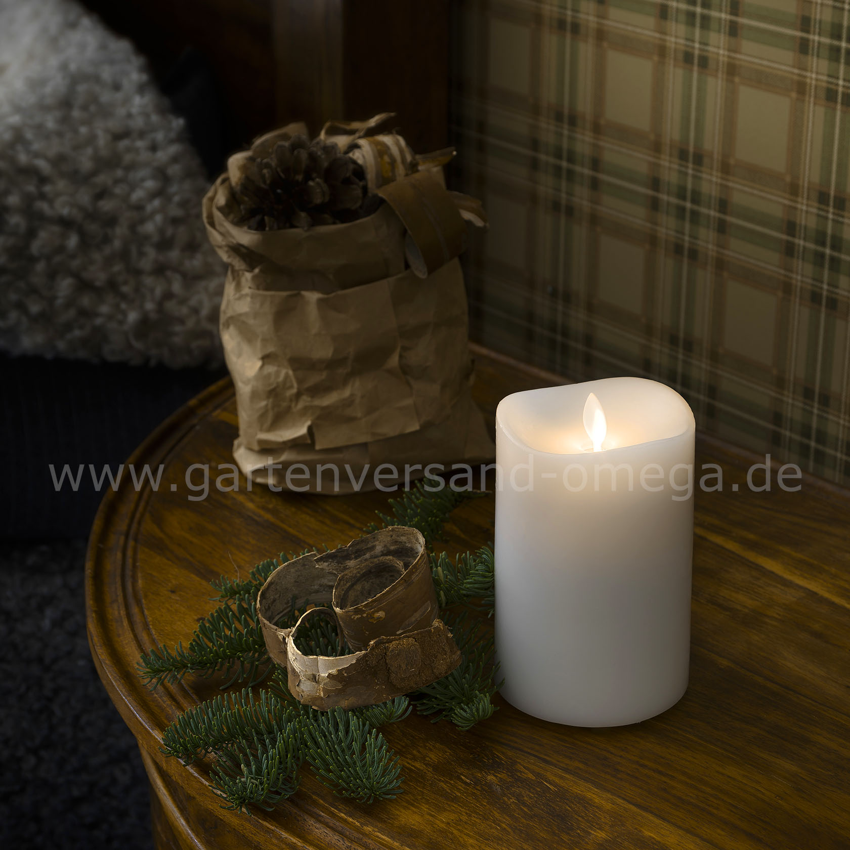 Anwendungsbeispiel LED-Duftkerze 13cm