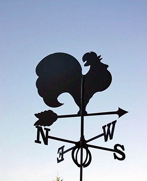 Wetterfahne Hahn Groß