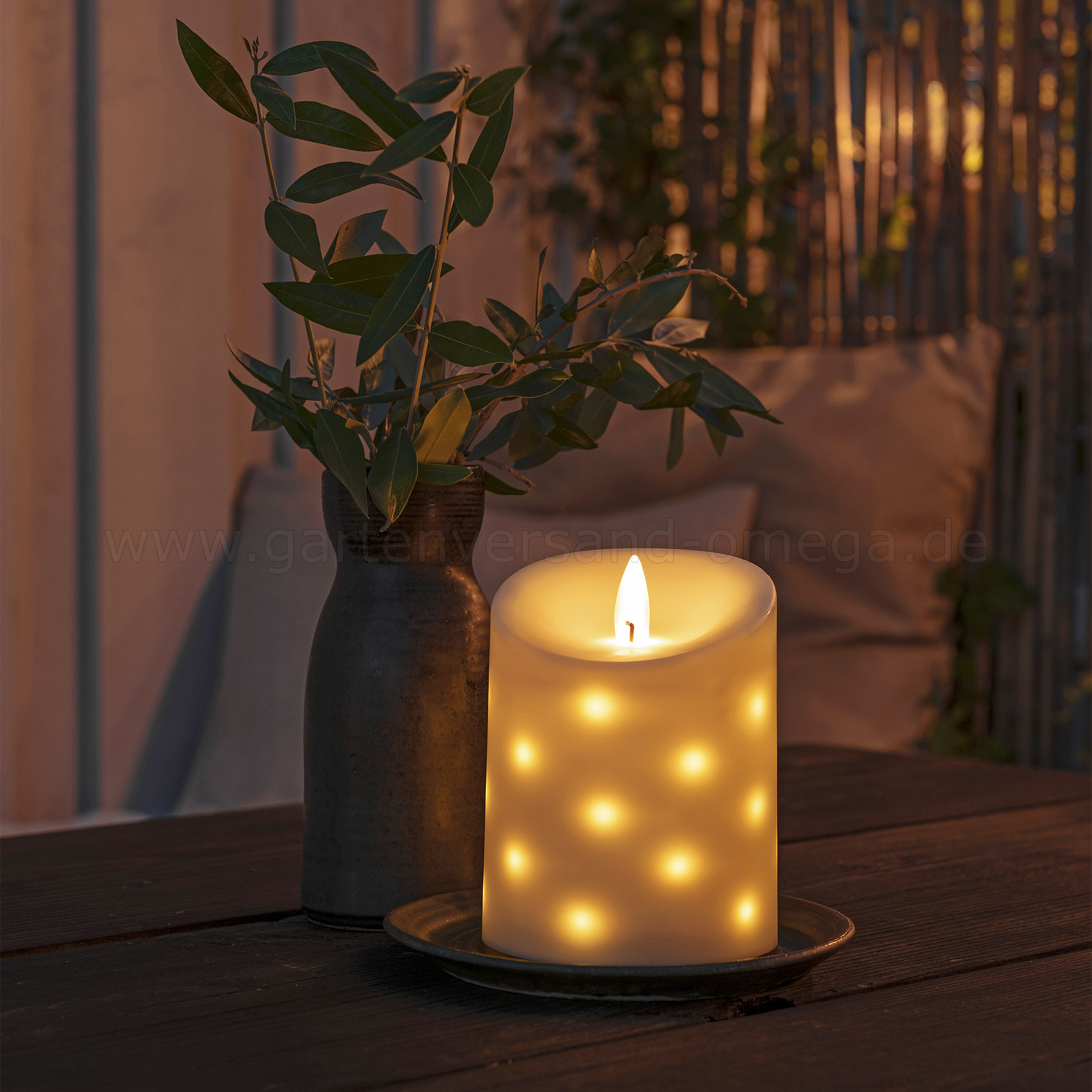 LED-Dekokerze Outdoor