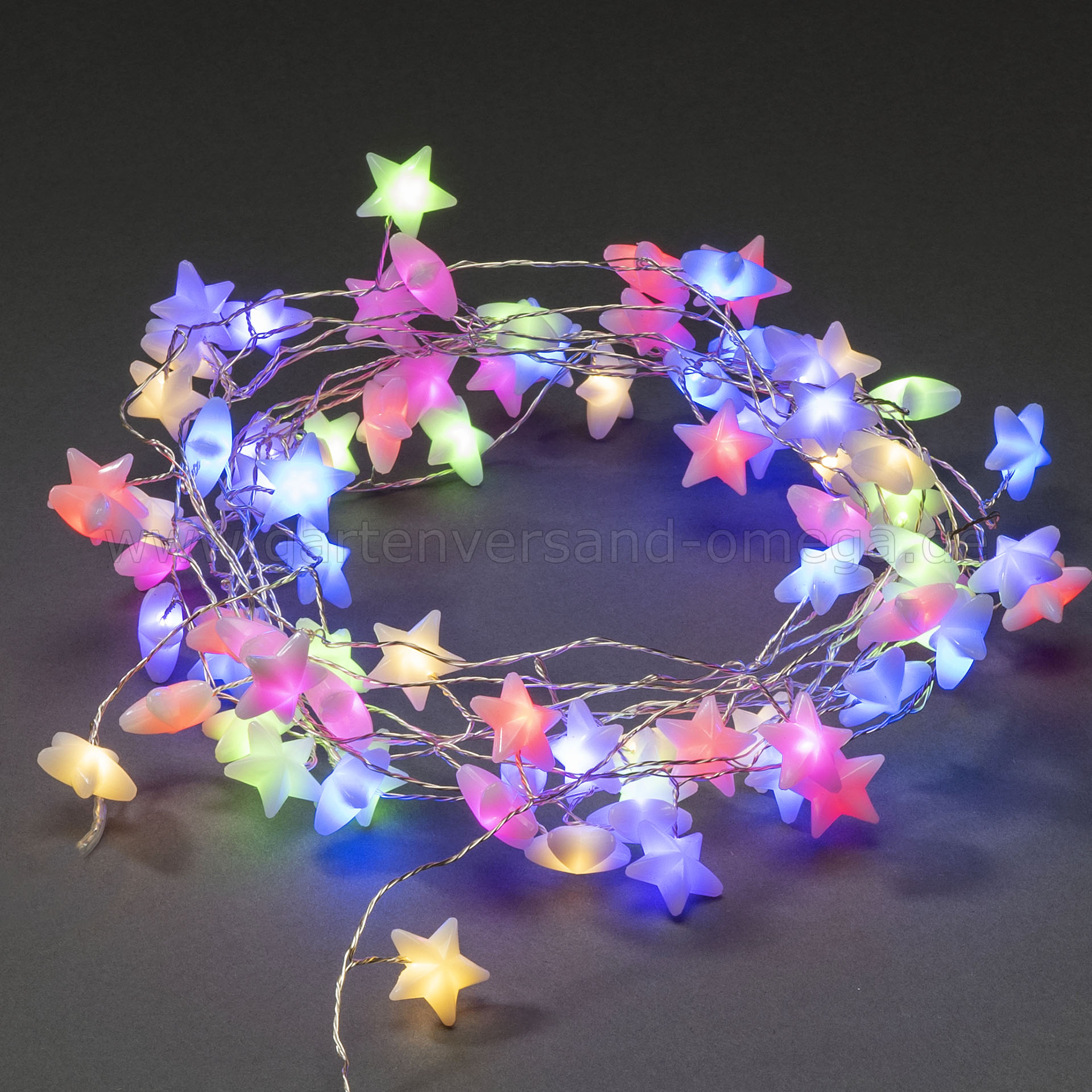 LED Sternenlichterkette Bunt