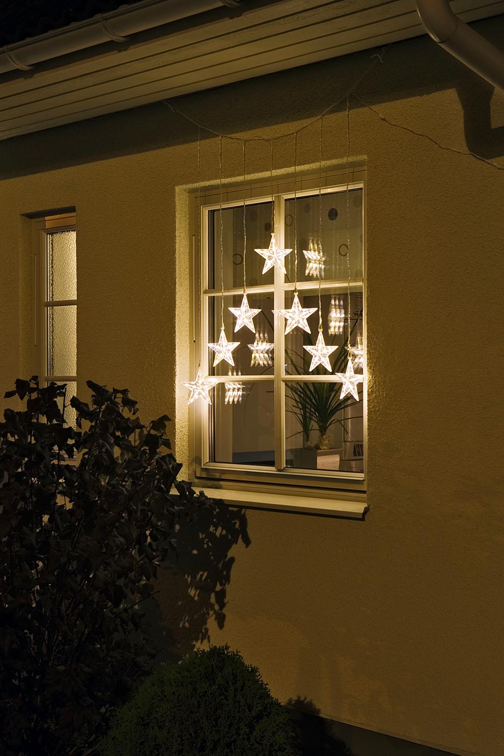 Weihnachtlicher LED-Vorhang