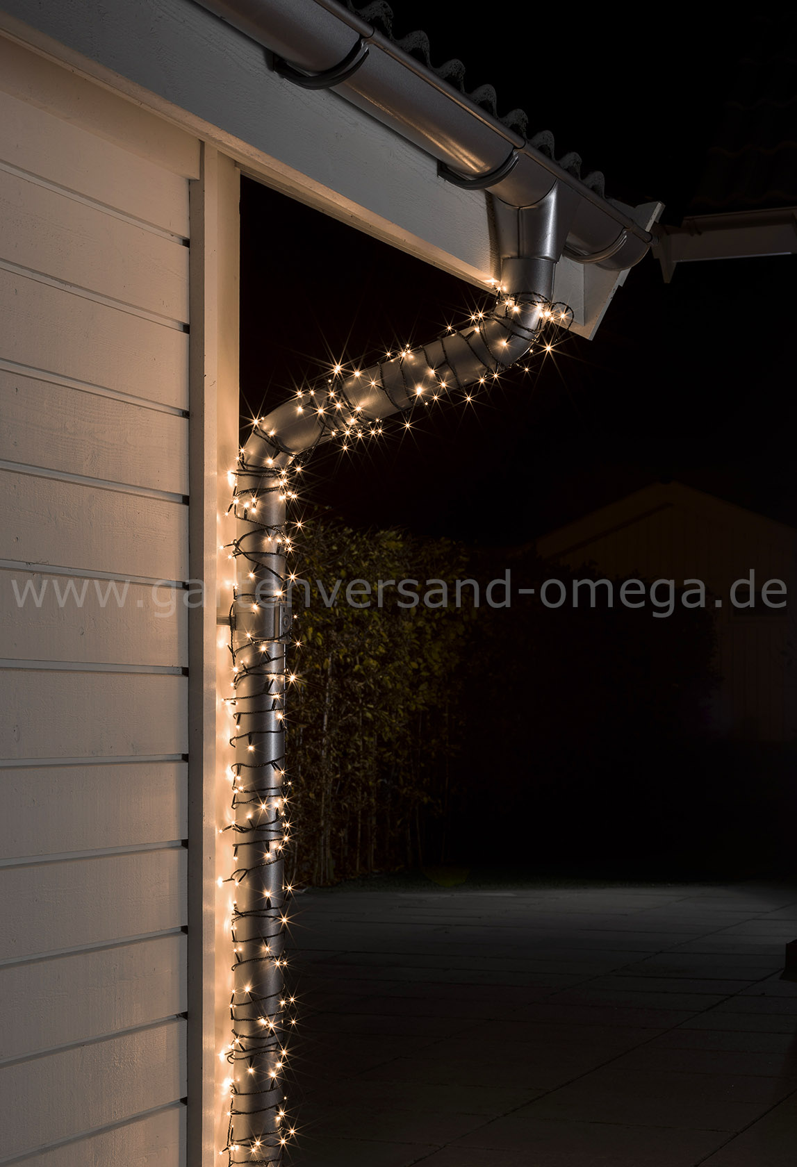 Anwendungsbeispiel Lichterkette mit 800 LED Warm-Weiß