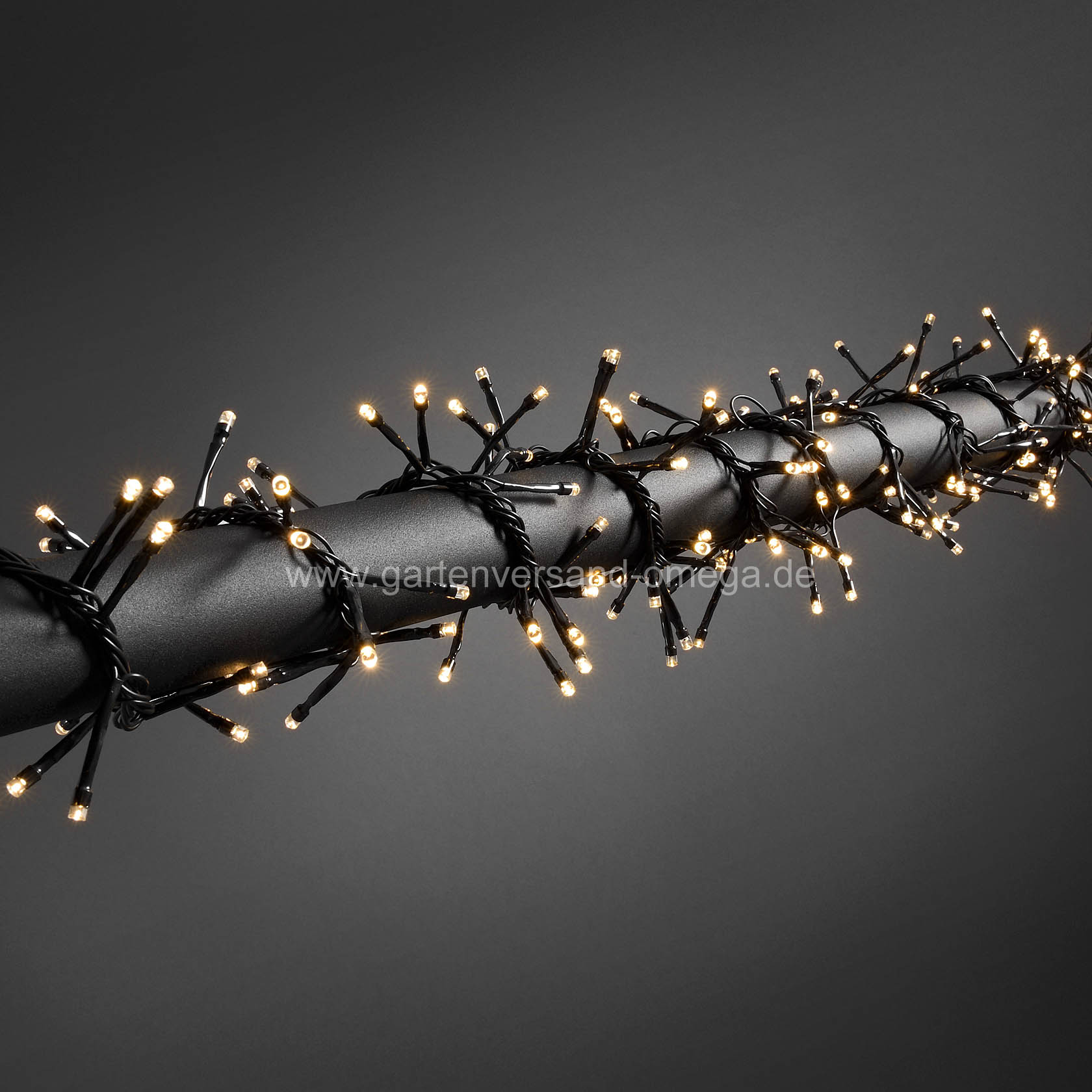 Batterie LED-Lichterkette Cluster 240 mit Lichtsensor