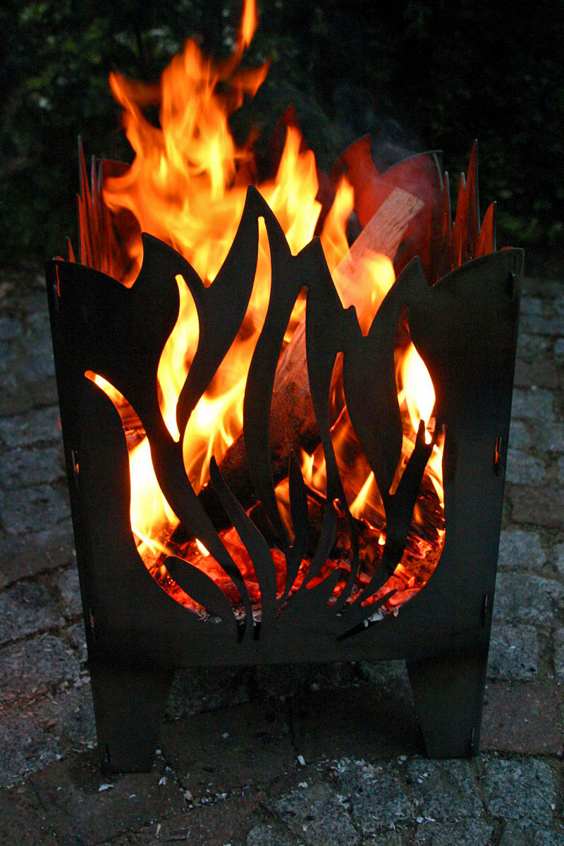 Feuerkorb Flamme