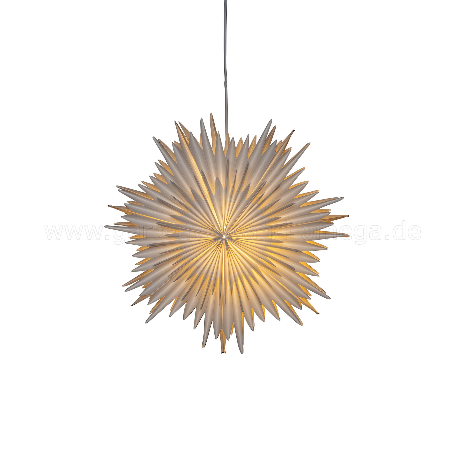 Weißer Papierstern Blume