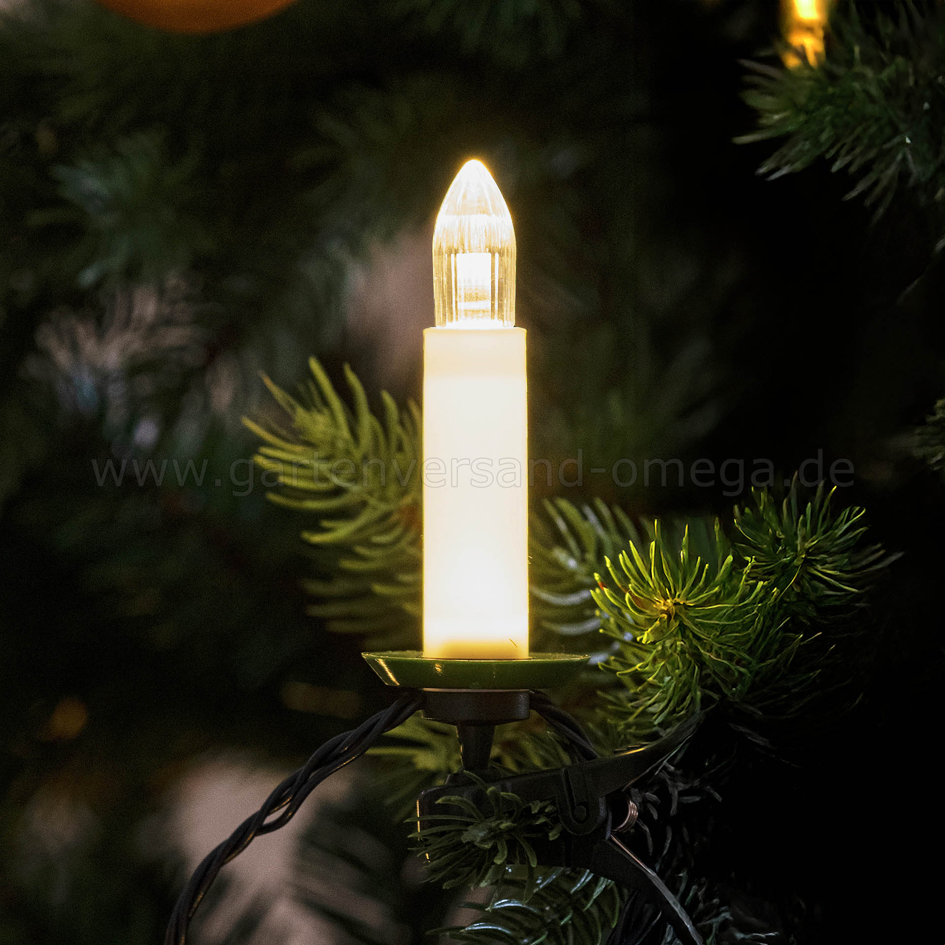 Baumkette mit LED-Kerzen 16-flammig