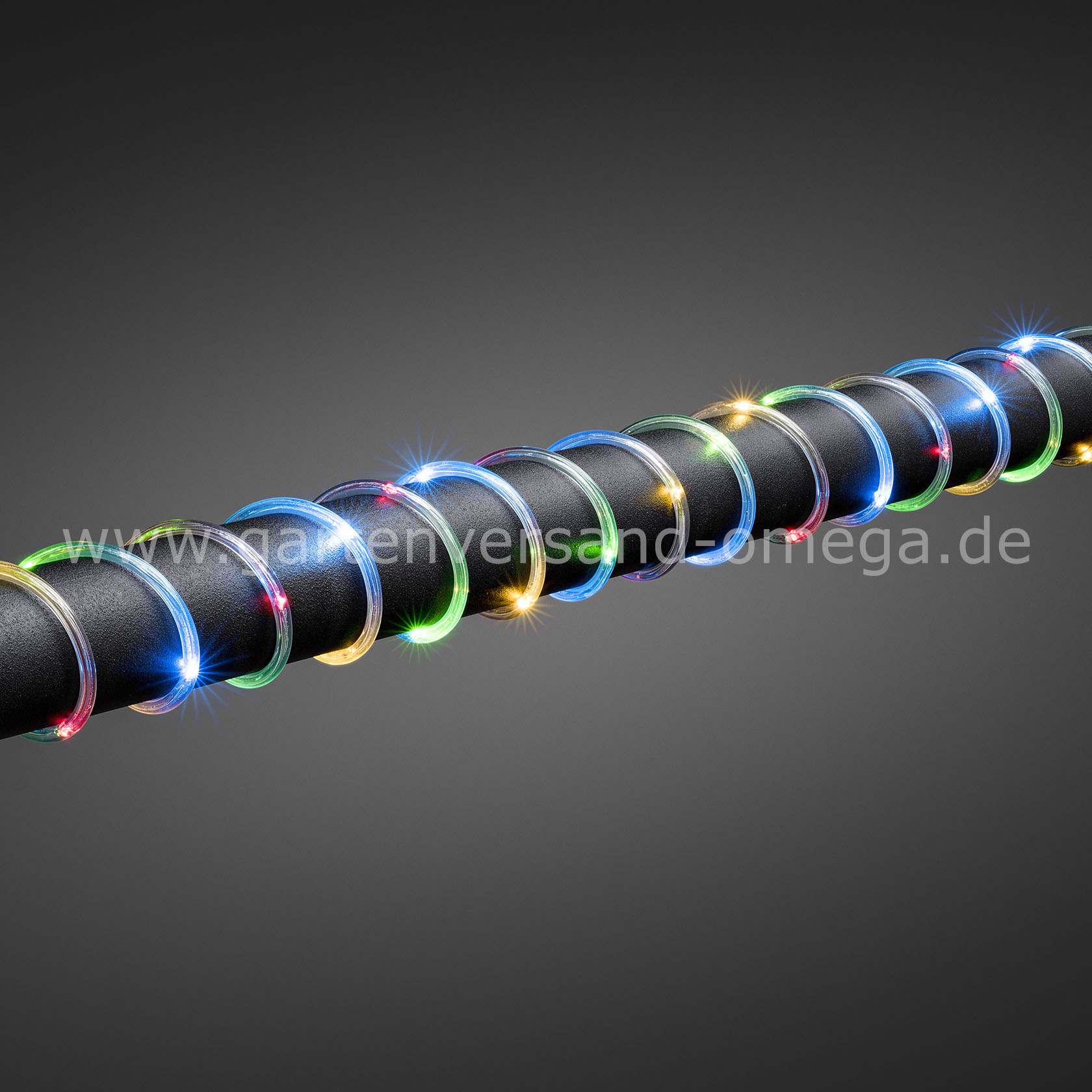 LED Mini-Lichterschlauch Bunt 130 LED mit Batterie