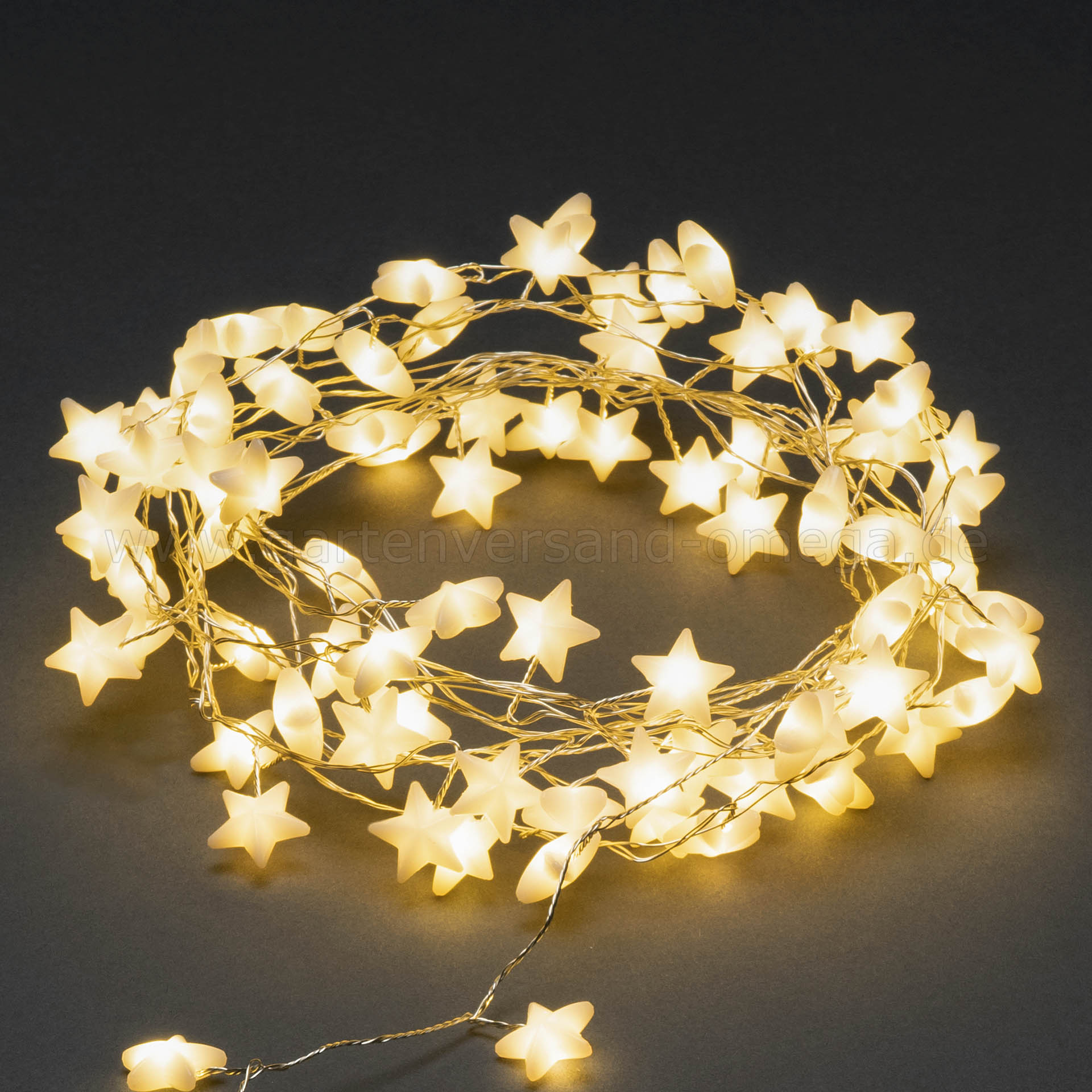 LED Sternenlichterkette Warm-Weiß