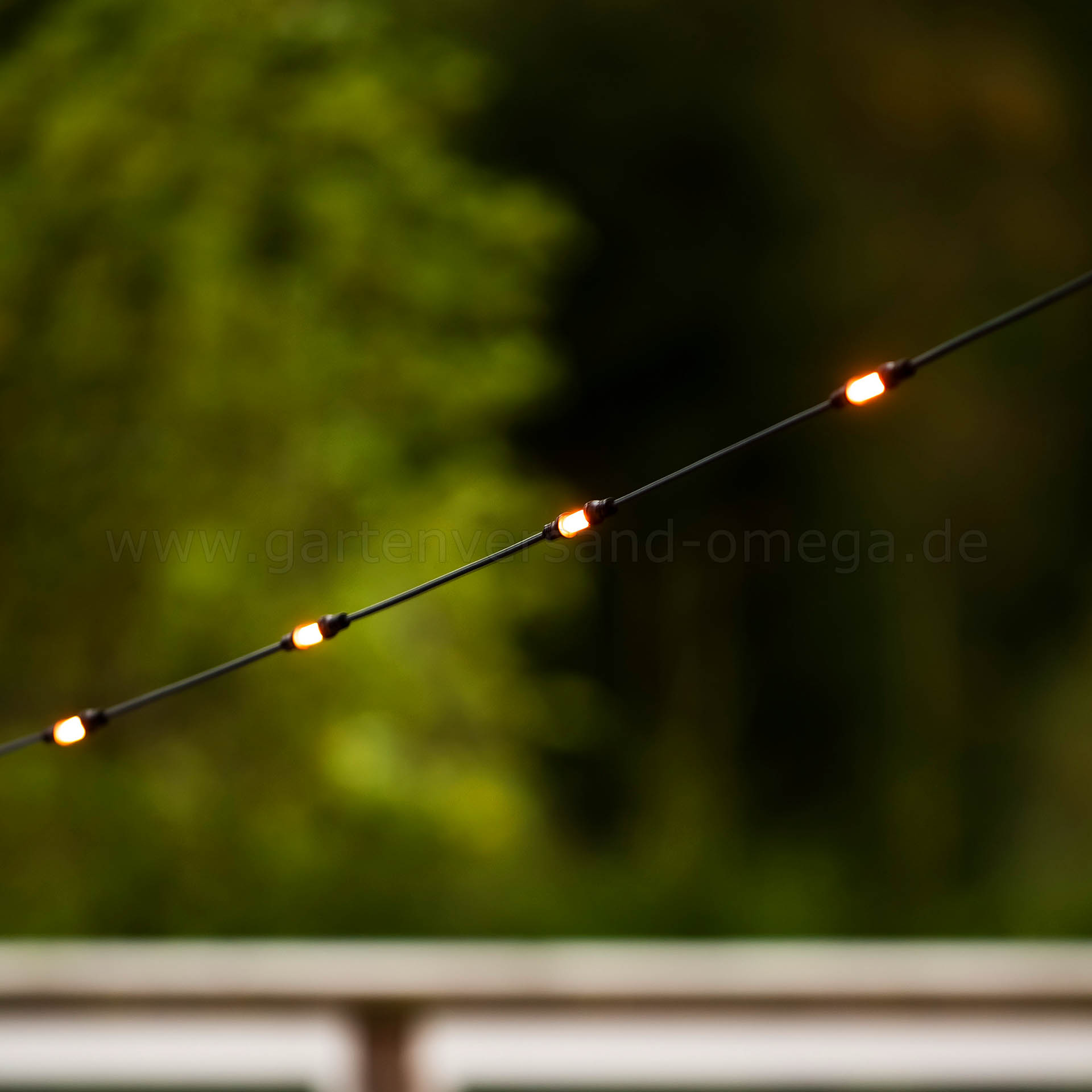 Verlängerbare Lichterkette mit LED-Leuchtröhren