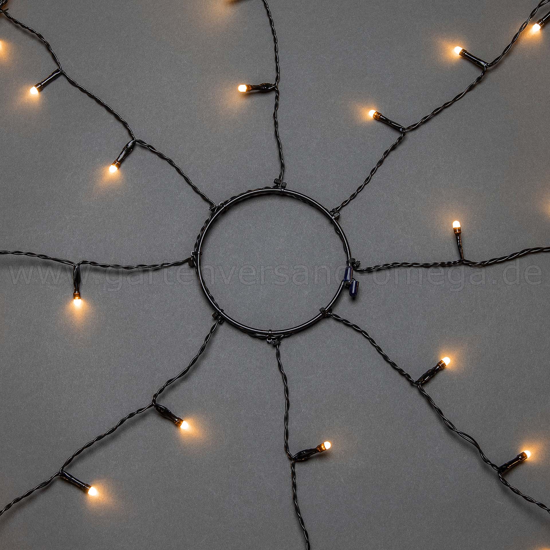 LED Baummantel für Außen gefrostet mit Timer