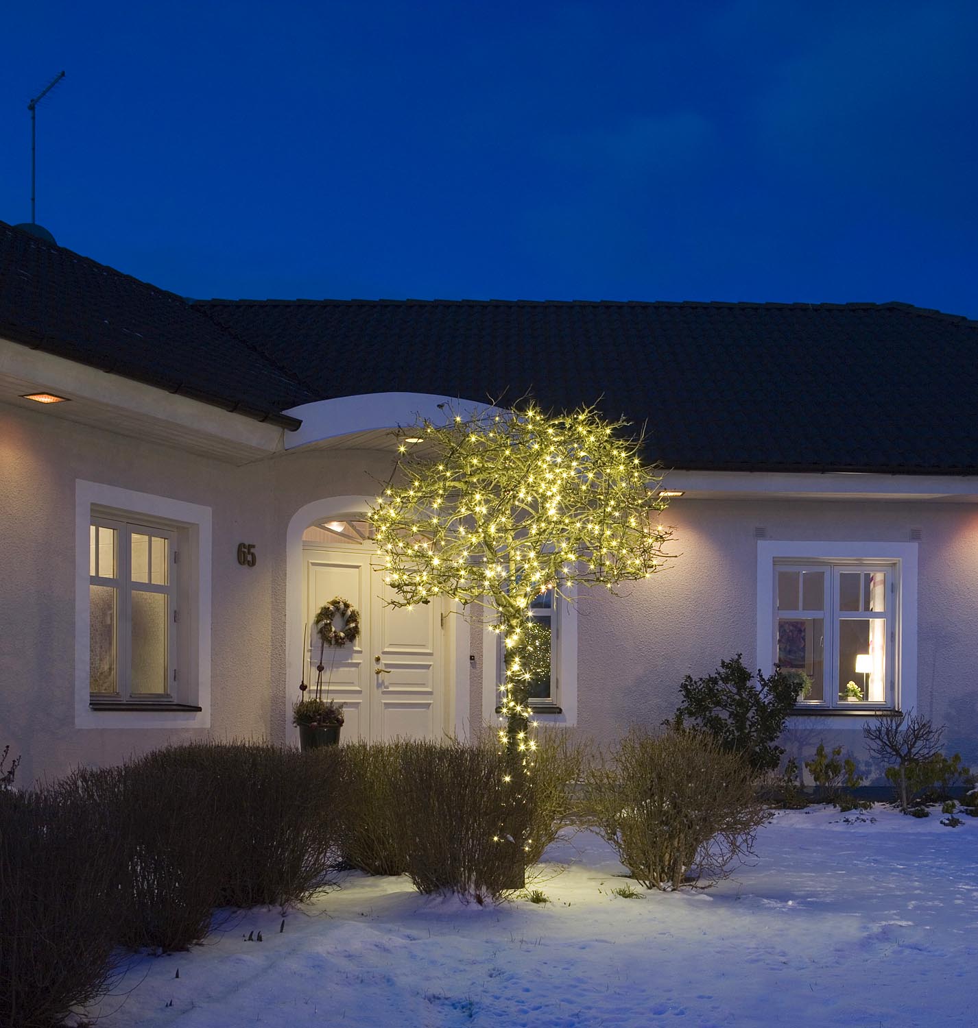 Anwendungsbeispiel Mikro-LED-Lichterkette Warm-Weiß