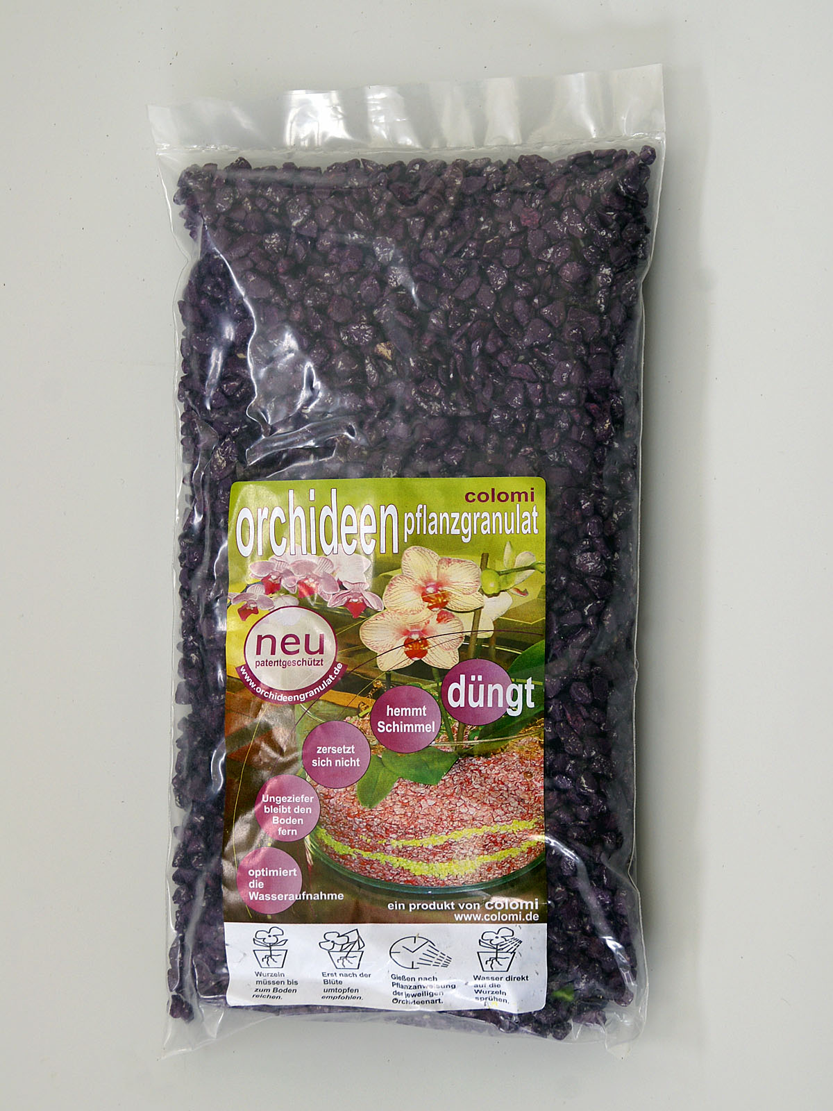 Colomi Orchideengranulat Violett Fein