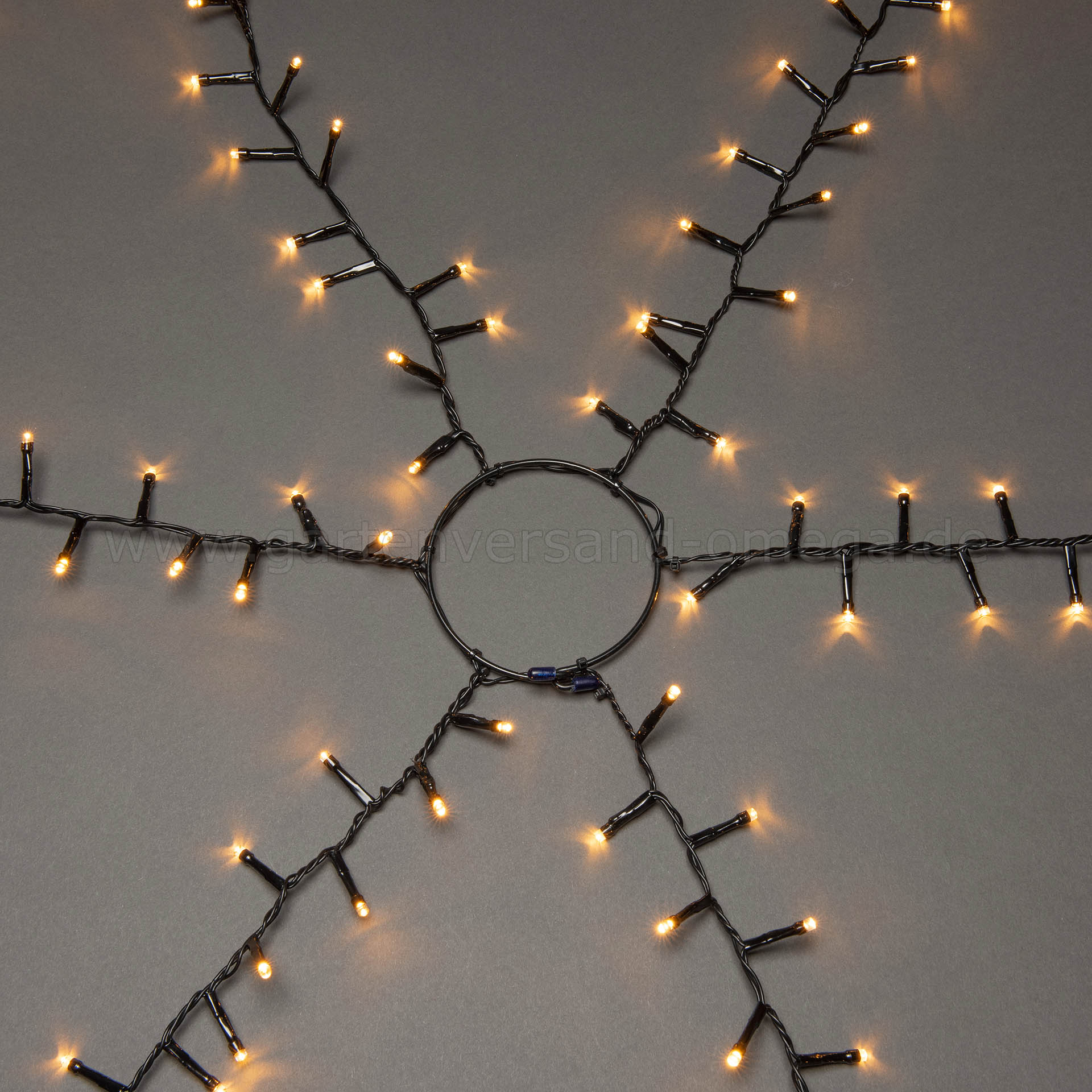 LED Compactlights Baummantel-Lichterkette für Außen Warm-Weiß