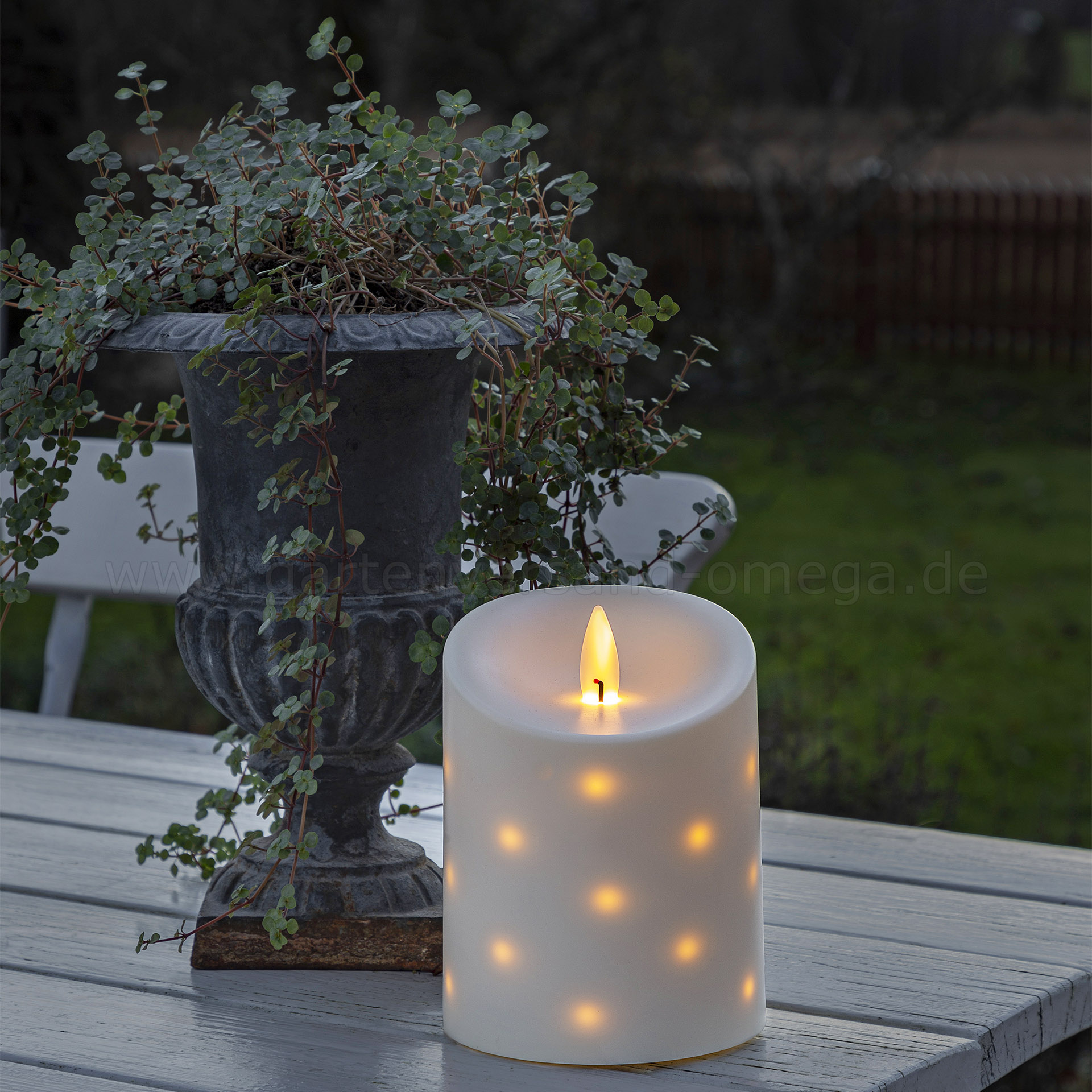 LED-Dekokerze Outdoor