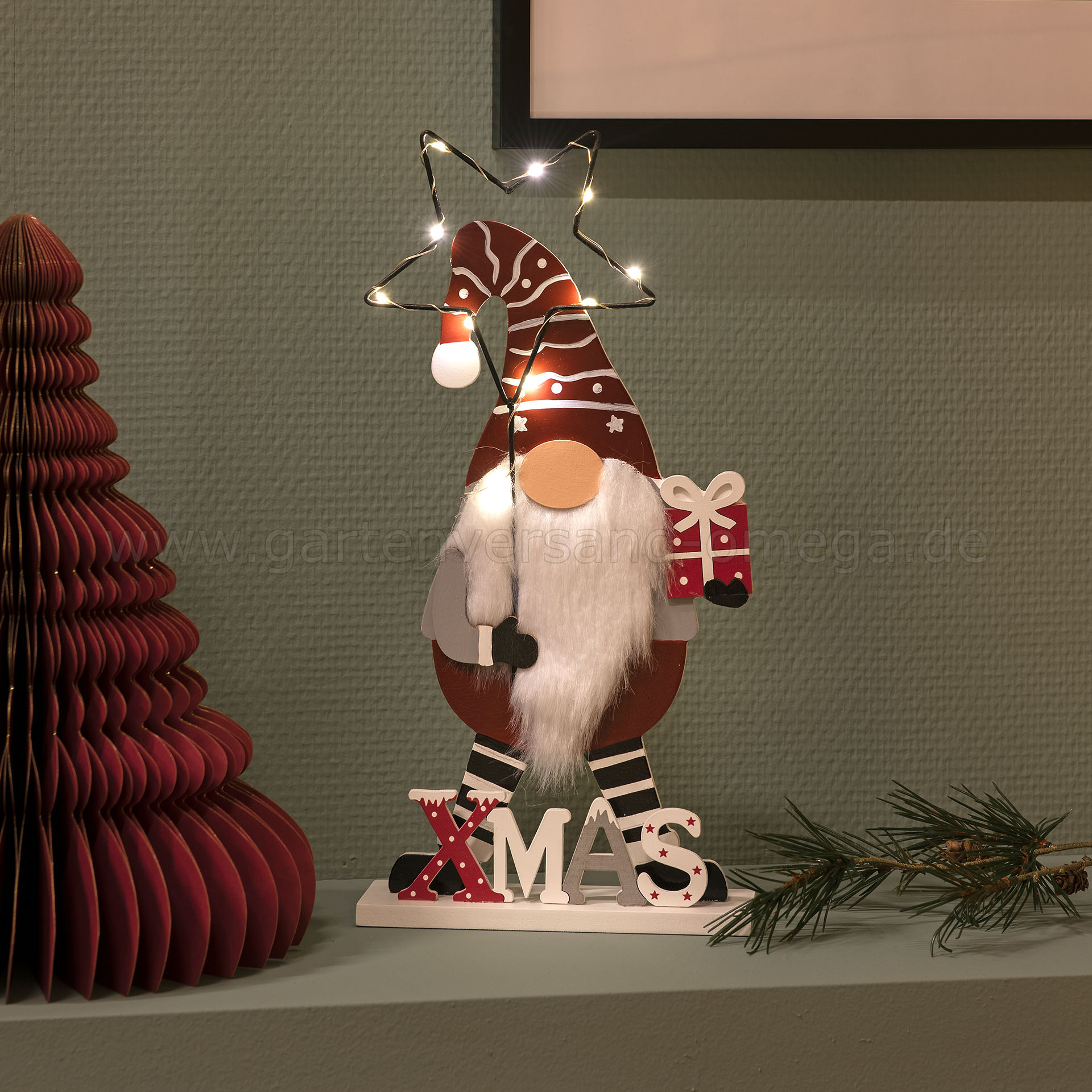 Anwendungsbeispiel LED-Weihnachtswichtel mit Stern