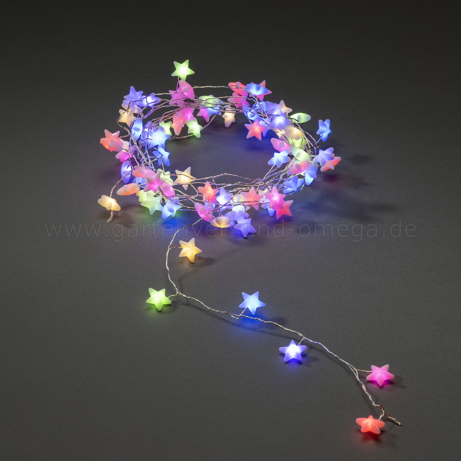 LED Sternenlichterkette Bunt