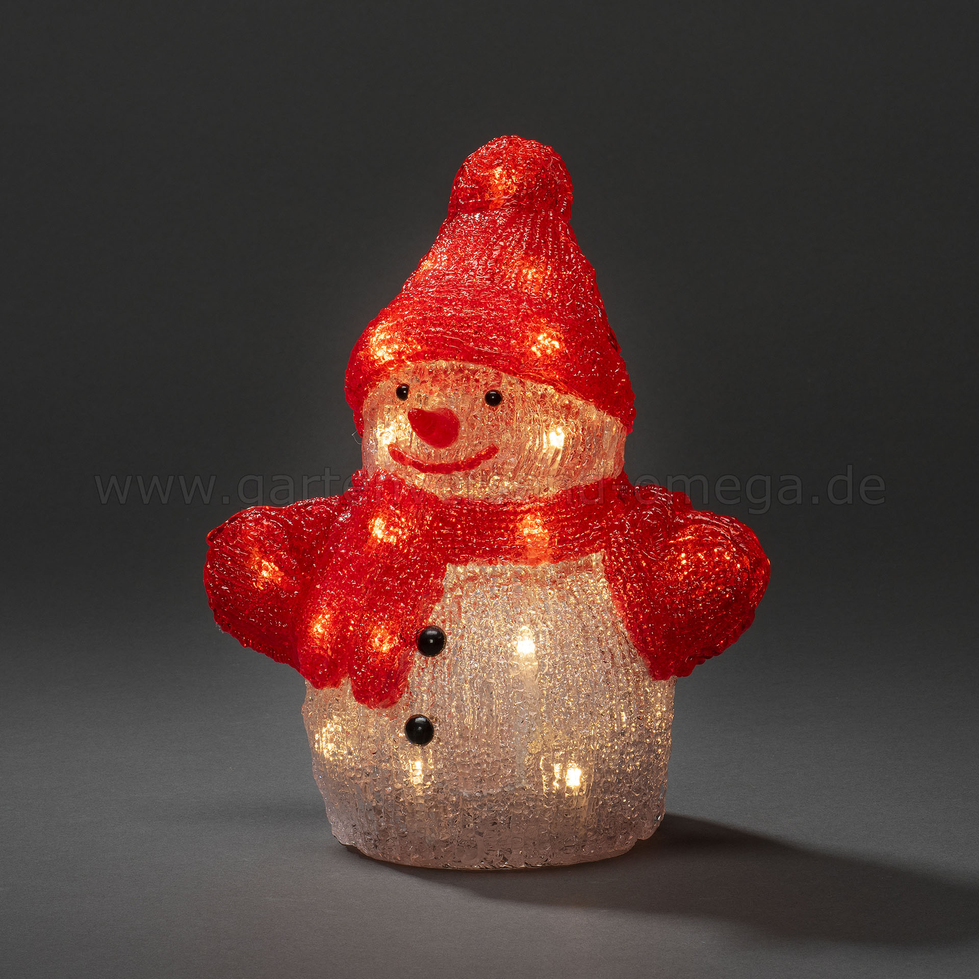 LED Acrylfigur Schneemann