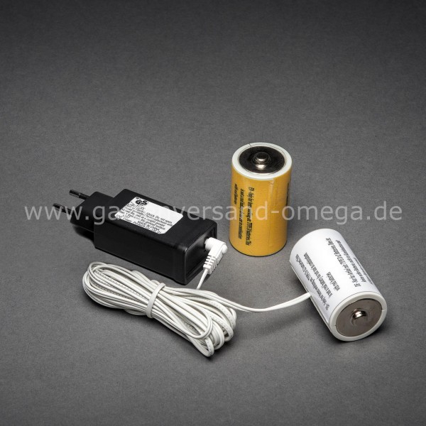 Netzadapter für Batterieartikel 2x Typ D Mono