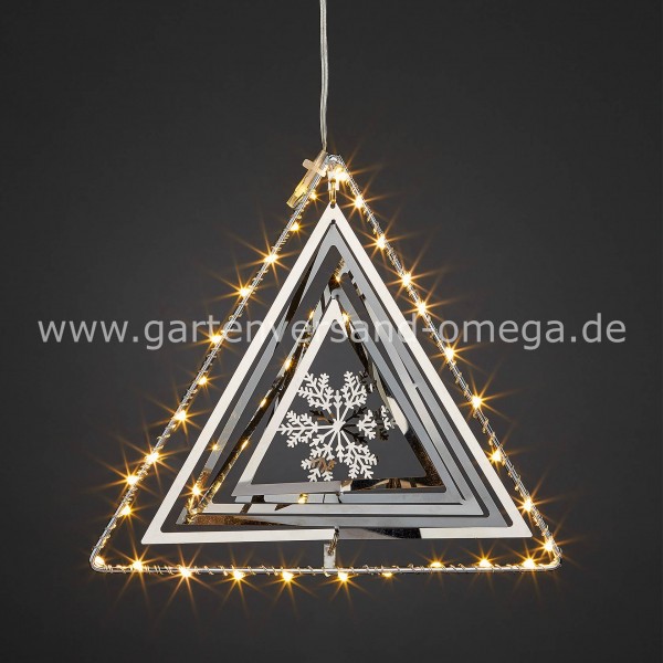 LED 3D Metall-Dreieck