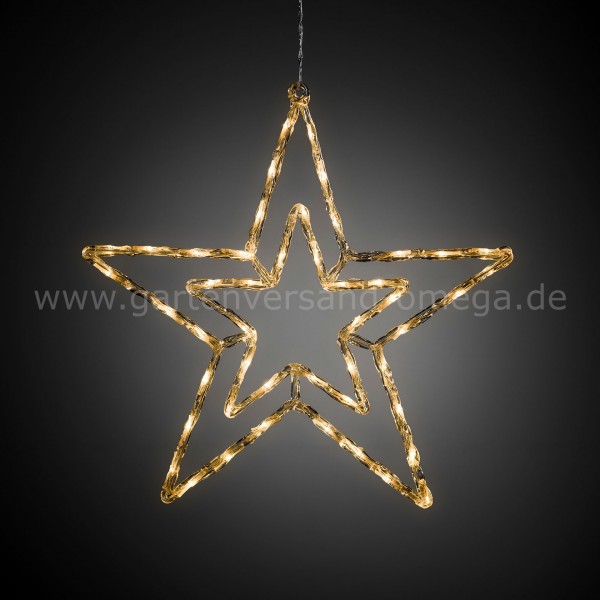 LED-Acrylsilhouette mit Lichtfunktionen Stern