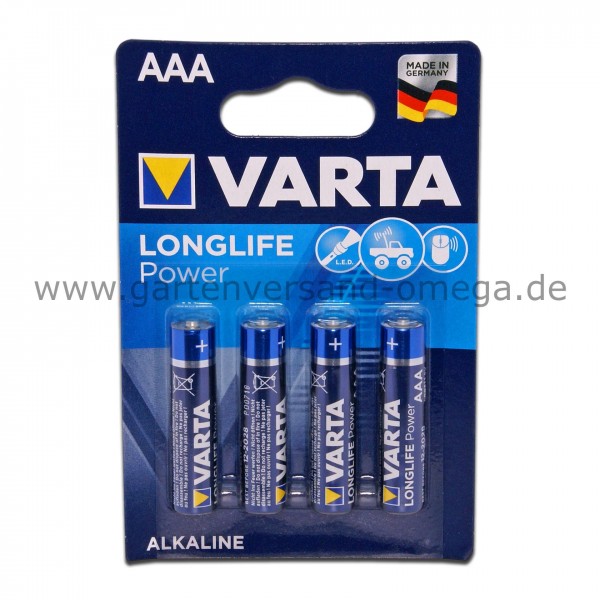 Varta Batterie Longlife Power AAA Micro
