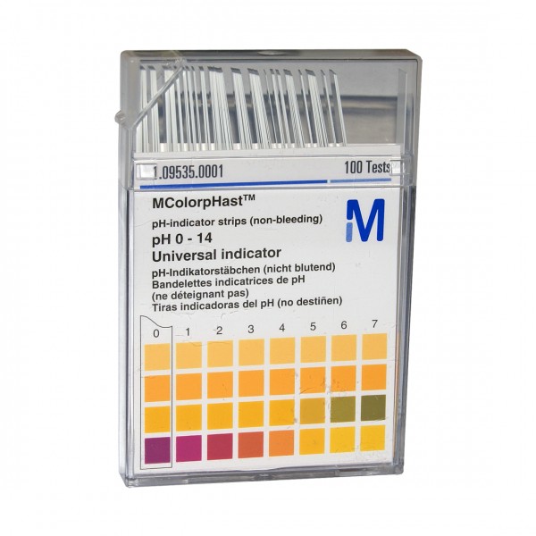 MColorpHast pH-Indikatorstäbchen pH 0 bis 14,0
