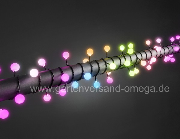 RGB-Farbwechsel-Lichterkette mit großen Dioden